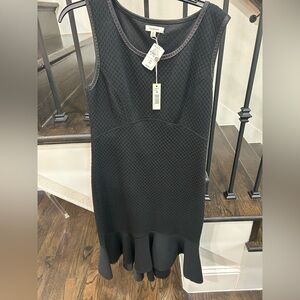 Max Studio Black Textured Knit Dress NWT Medium